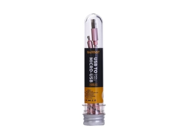 Garbot C-05-10196, 1 m, USB A, Micro-USB B, Rosa