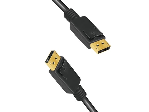 LogiLink CV0139, 5 m, DisplayPort, DisplayPort, Hankjønn, Hankjønn, 3840 x 2160 piksler
