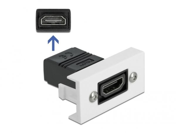 Delock - Easy 45 - click i-moduuli - HDMI - valkoinen, RAL 9003