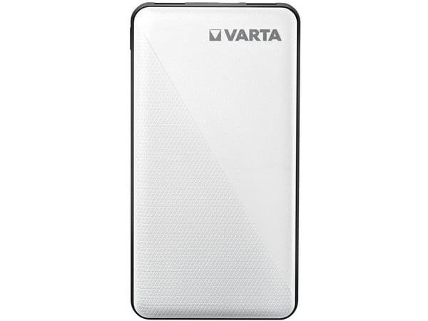Varta Energy - Strømbank - 10000 mAh - 37 Wh - 15 watt - 3 utgangskontakter (2 x USB, USB-C)