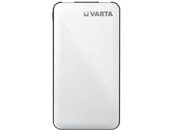 Varta Energy - Strømbank - 5000 mAh - 18.5 Wh - 12 watt - 3 utgangskontakter (2 x USB, USB-C)