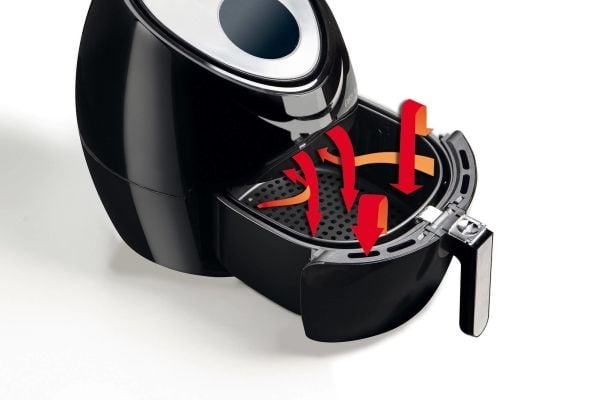 Ariete 4618 Airy Fryer XXL - Varmluftsfritös - 5,5 liter - 1800 W - svart