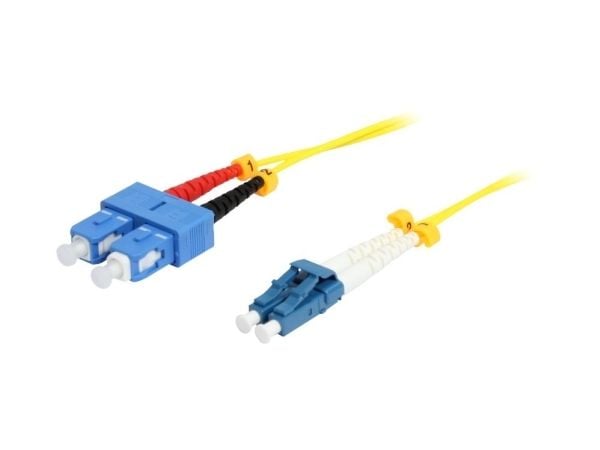 LWL-2-Faser-Patchk. 3mtr.LC-SC, 9/125um, AD=2mm, Synergy 21,