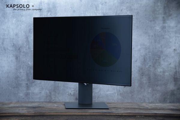 KAPSOLO Privacy 2-vägs plug-in? sekretessfilter 60,96cm (24,0") Wide 16:9 Skärmskydd, Screen Protection, 61 cm (24"), 16:9, Skärm, 3H, Avskildhet, ...