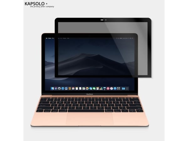 KAPSOLO Apple MacBook Pro 13 2020, KAP30383 skjermfilter 33 cm (13") Rammeløst skjermfilter 9H, 33 cm (13"), Laptop, 9H, Privatliv, 16 g