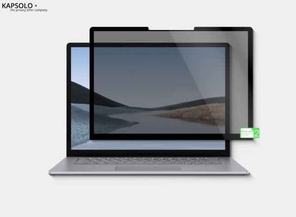 KAPSOLO Apple MacBook Pro 16" retina Model 2019, KAP30384 skjermfilter 40,6 cm (16") Rammeløst skjermfilter 9H, 40,6 cm (16"), Laptop, 9H, Privatli...