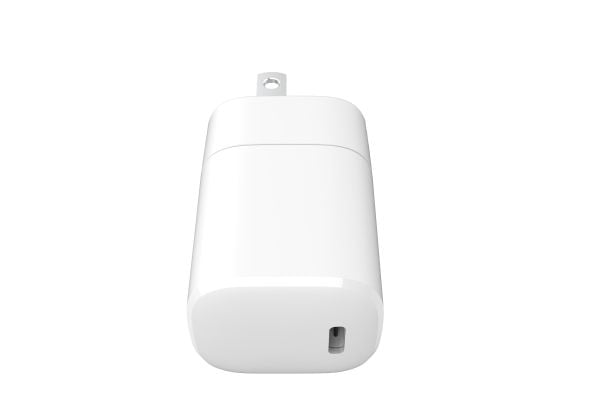 eSTUFF Home Charger - Strømadapter - 20 watt - PD 3.0 (USB-C) - matt hvit - USA