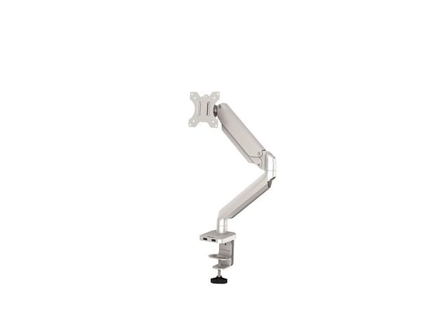 Fellowes Platinum Series - Monteringssett - justerbar arm - for Skjerm - aluminium - sølv - skjermstørrelse: inntil 27" - skrivebordsmonterbar