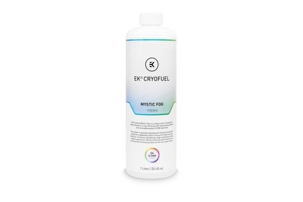 EkWaterBlocks EK-CryoFuel Mystic Fog (Premix) - Kjølevæske for væskekjølesystem - hvit