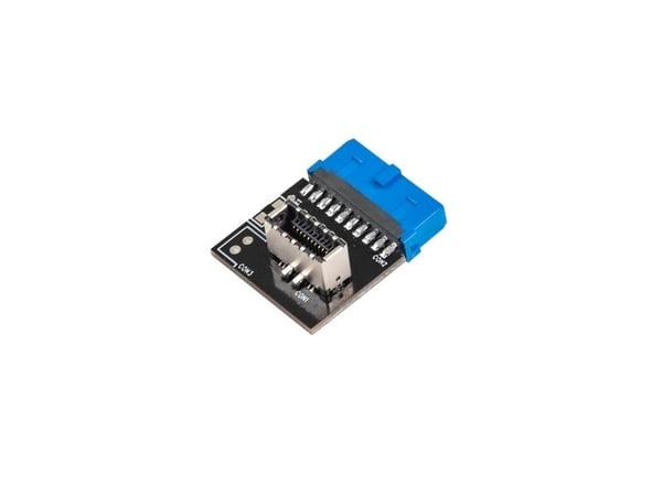 Chieftec ADP-CT3 - Intern USB-adapter - 19-pins USB 3.1-plugg (hann) til 20-stifts USB 3.1-header (hunn)