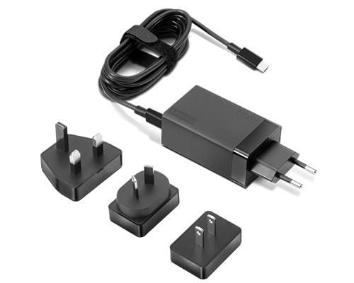 Lenovo 65W USB-C Travel Adapter - Strømadapter - AC 100-240 V - 65 watt - Hele verden - svart