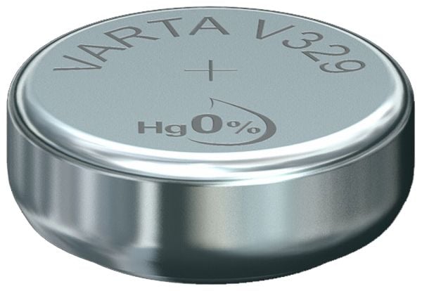 Varta -V329, Engangsbatteri, SR731, Silver-Oksid (S), 1,55 V, 1 stykker, 37 mAh