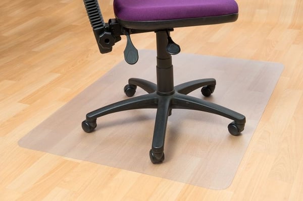 Advantage Budget stoleunderlag PVC 90x120 cm til hårdt gulv