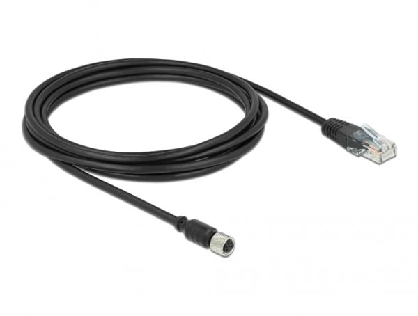Navilock - GPS-kabel - 6-stifts M8 (hunn) til RJ-45 (hann) - 2.8 m - svart