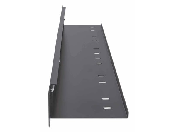 Intellinet 715812, Kaapelihylly, Musta, Terästä, 1U, 483 mm, 9,21 cm