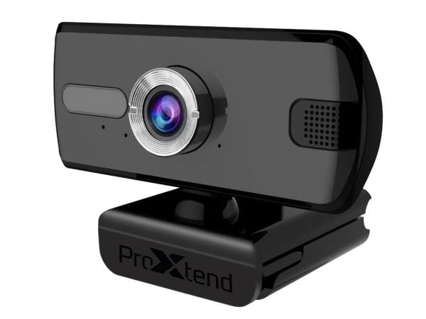 ProXtend X201 Full HD - Webkamera - farge - 2048 x 1536 piksler (30fps) - lyd - USB - Sorter