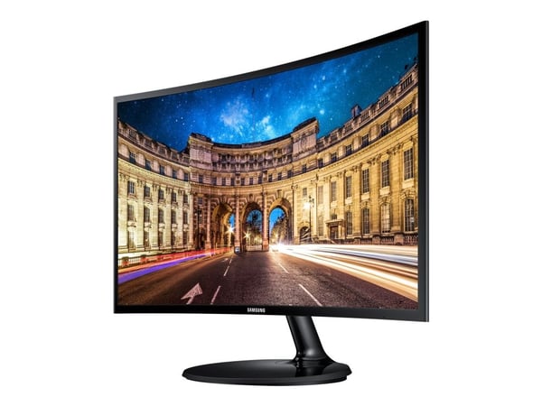 Samsung C24F390FHR, 59,7 cm (23.5"), 1920 x 1080 pikseliä, Full HD, LCD, 4 ms, Musta