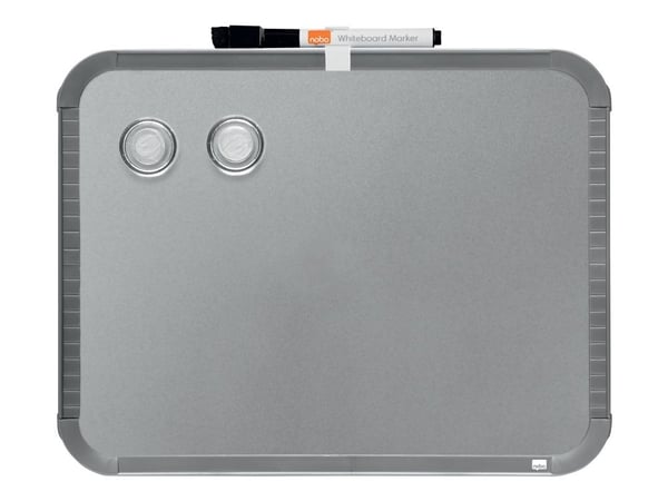 Nobo Slimline - Whiteboard - 220 x 280 mm - magnetisk - sølv