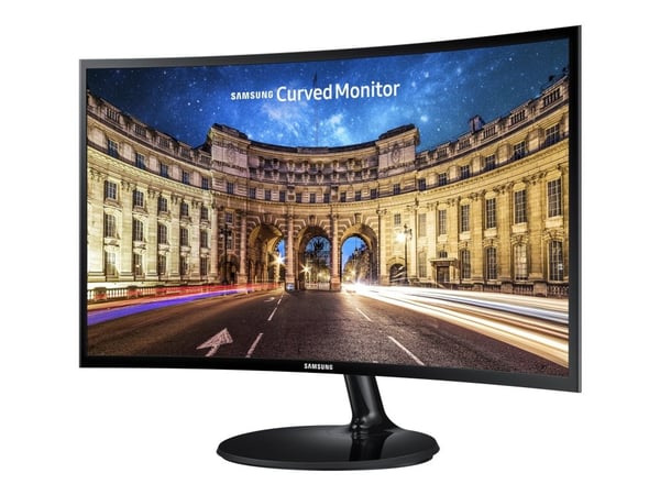 Samsung C24F390FHR, 59,7 cm (23.5"), 1920 x 1080 pikseliä, Full HD, LCD, 4 ms, Musta