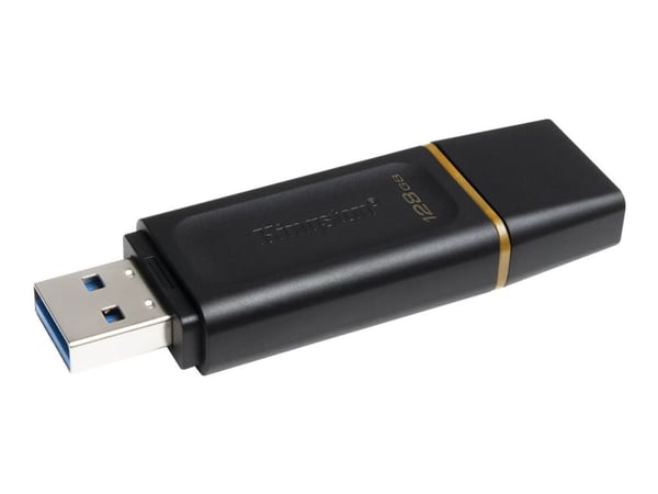 Kingston Technology DataTraveler Exodia, 128 GB, USB A-tyyppi, 3.2 Gen 1 (3.1 Gen 1), Suojus, 11 g, Musta Kingston Technology DataTraveler Exodia, 128 GB, USB A-tyyppi, 3.2 Gen 1 (3.1 Gen 1), Suojus, 11 g, Musta
