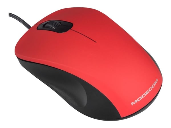 ModeCom MC-M10S - Mus - optisk - 3 knapper - kablet - USB - rød ModeCom MC-M10S - Mus - optisk - 3 knapper - kablet - USB - rød
