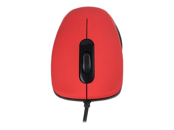 ModeCom MC-M10S - Mus - optisk - 3 knapper - kablet - USB - rød