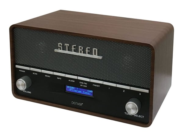 DENVER DAB-36 - Bærbar DAB-radio - 10 watt DENVER DAB-36 - Bærbar DAB-radio - 10 watt
