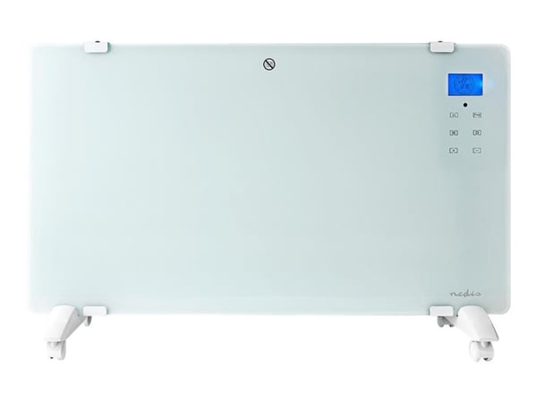 Nedis - Varmer - veggmontert, frittstående - 2 kW - hvit