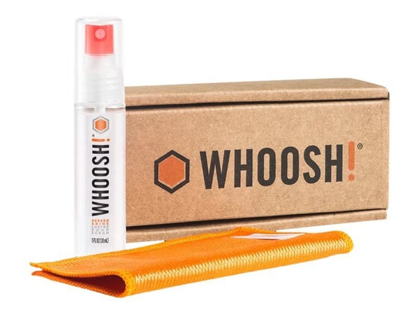 WHOOSH! Go Screen Wash, Laitteiden puhdistuspakkaus, Matkapuhelin/älypuhelin, 30 ml, Oranssi, Valkoinen, Universaali, 1 kpl