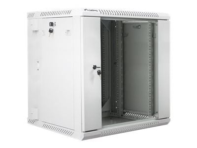 Lanberg - Rack skap - veggmonterbar - grå, RAL 7035 - 12U - 19"