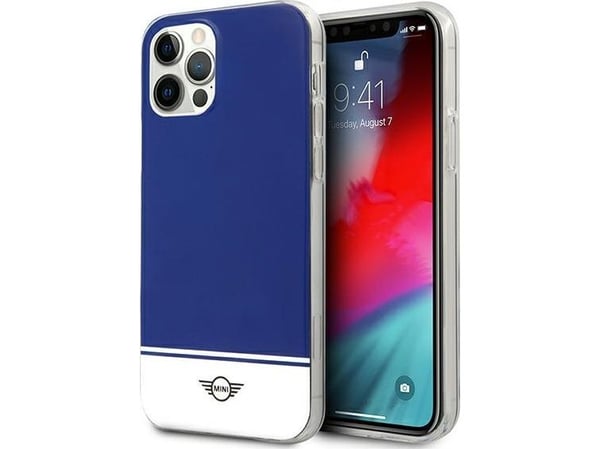 Deklas Mini Morris Mini MIHCP12LPCUBINA hardt deksel til Apple iPhone 12 Pro Max 6,7" mørk blå/navy