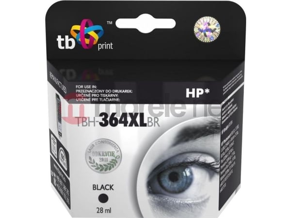 TB - 28 ml - svart - kompatibel - oppusset - blekkpatron (alternativ for: HP 364XL) - for HP Deskjet 35XX; Photosmart 55XX, 55XX B111, 65XX, 7510 C...