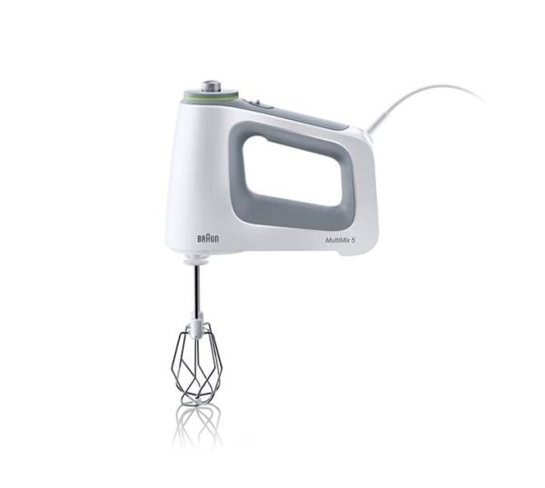 Braun MultiMix 5 HM 5137 WH - Håndmikser - 750 W - hvit/grå