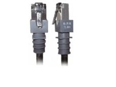 PatchSee Class6Patch - Koblingskabel - RJ-45 (hann) til RJ-45 (hann) - 2.1 cm - FTP - CAT 6 - med støvel - svart