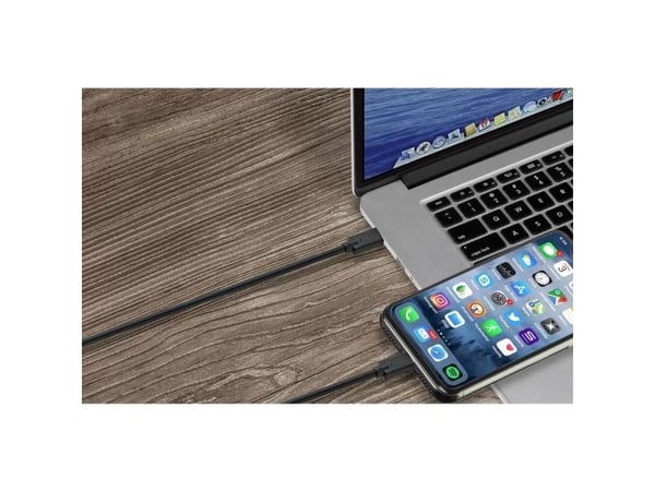 Renkforce RF-4531576, 2 m, USB C, USB C, USB 3.2 Gen 2 (3.1 Gen 2), 20000 Mbit/s, Sort