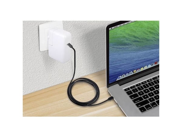 Renkforce RF-4531576, 2 m, USB C, USB C, USB 3.2 Gen 2 (3.1 Gen 2), 20000 Mbit/s, Sort