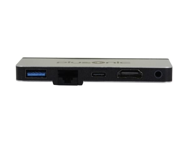 ALLNET PSUC0165, USB 3.2 Gen 1 (3.1 Gen 1) Type-C, Sølv, 3.5mm, HDMI, RJ-45, USB 3.2 Gen 1 (3.1 Gen 1) Type-C