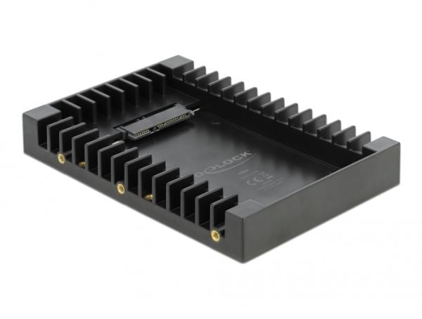 Delock - Uttagbar harddiskramme - fra 3,5" til 2,5" - svart