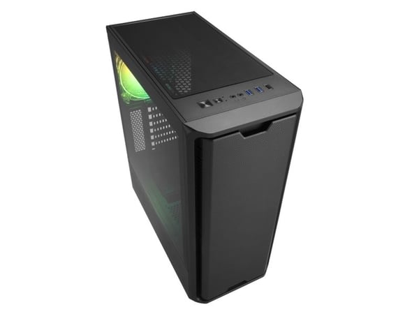 Sharkoon SK3 RGB, Midi Tower, PC, Sort, ATX, Micro ATX, Mini-ITX, Multi, PC-kabinettvifte