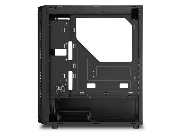 Sharkoon SK3 RGB, Midi Tower, PC, Sort, ATX, Micro ATX, Mini-ITX, Multi, PC-kabinettvifte