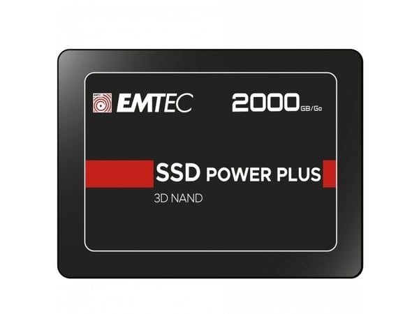 EMTEC X150 Power Plus - SSD-levy - 2 TB - sisäinen - 2,5" - SATA 6Gb/s