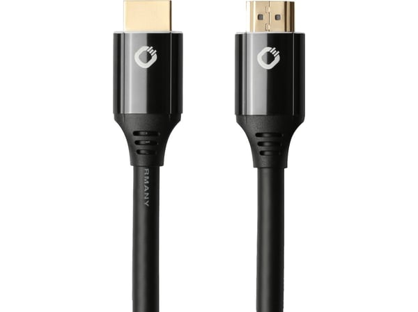OEHLBACH Black Magic MKII, 2 m, HDMI Type A (Standard), HDMI Type A (Standard), 3D, 48 Gbit/s, Svart