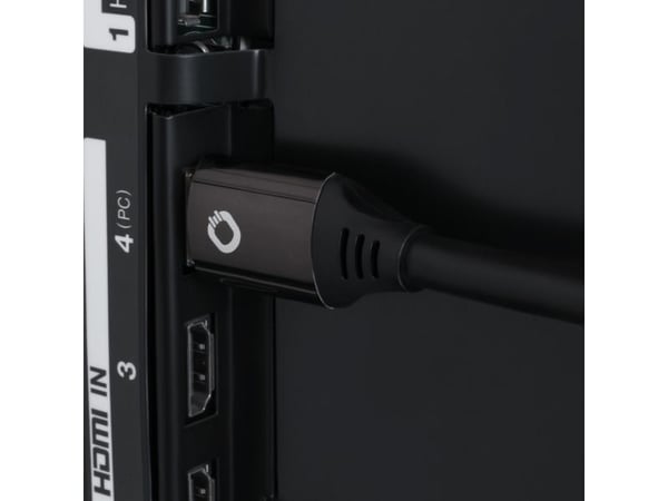 OEHLBACH Black Magic MKII, 2 m, HDMI Type A (Standard), HDMI Type A (Standard), 3D, 48 Gbit/s, Svart