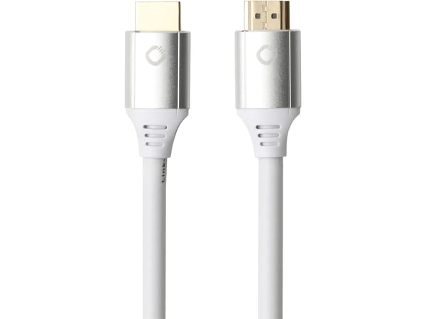 OEHLBACH Black Magic MKII, 1,5 m, HDMI Type A (Standard), HDMI Type A (Standard), 3D, 48 Gbit/s, Sølv, Hvit