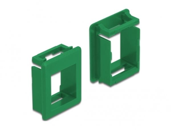 Delock - Modulenhet for platetrykklåsholder - case mountable - grønn (en pakke 4)