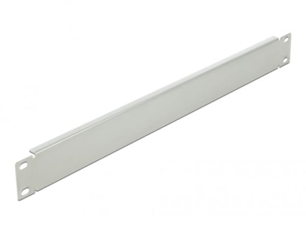 Delock - Blindpanel till rack - grå - 1U - 19"