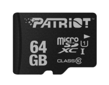 Patriot LX Series - Flashminnekort - 64 GB - UHS-I U1 / Class10 - microSDXC UHS-I