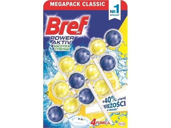 BREF Toaletthenger Bref Active Lemon 3x50g universal