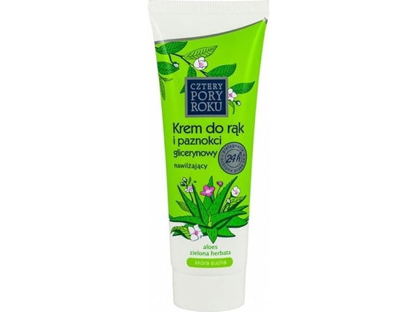 Håndrensekrem med aloe glycerin for fire årstider 130 ml