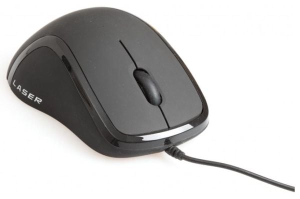 Evolveo ML-507B, Oikeakätinen, Laser, USB A-tyyppi, 1600 DPI, Musta